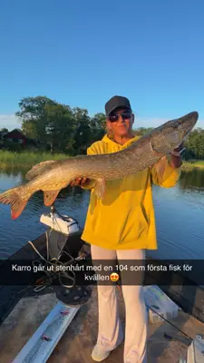 Gädda 104 cm — Gällfjärden